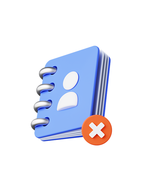 주소록 3D 아이콘