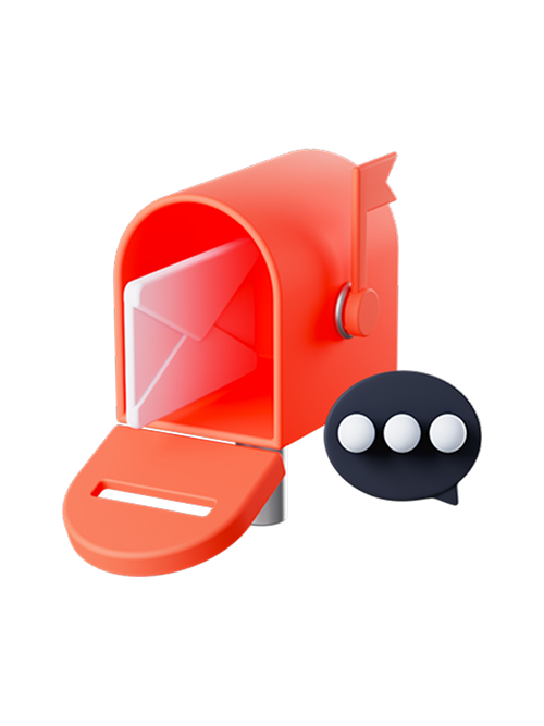 우편함 3D 아이콘