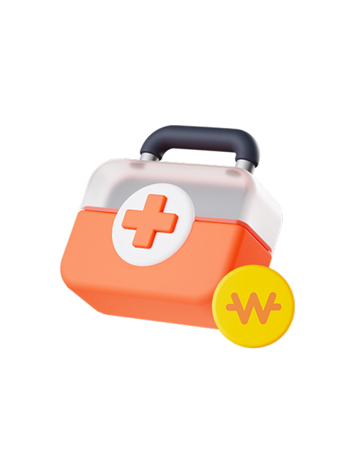 구급상자 3D 아이콘