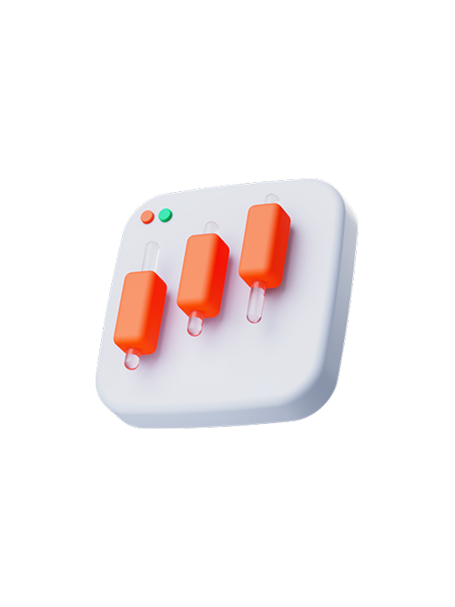 증권현황 3D 아이콘