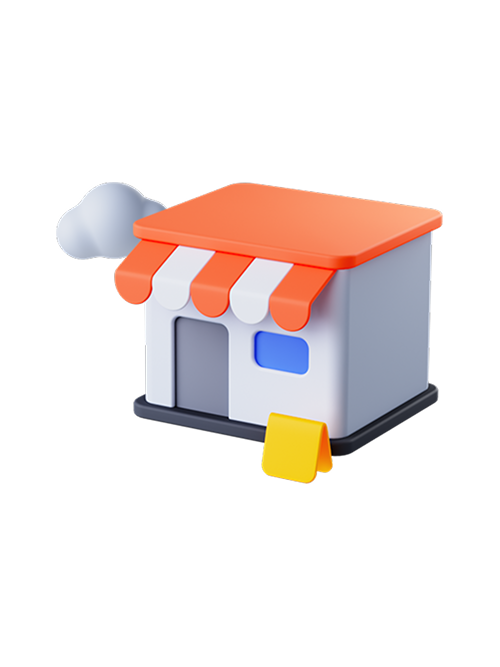 점포관리 3D 아이콘