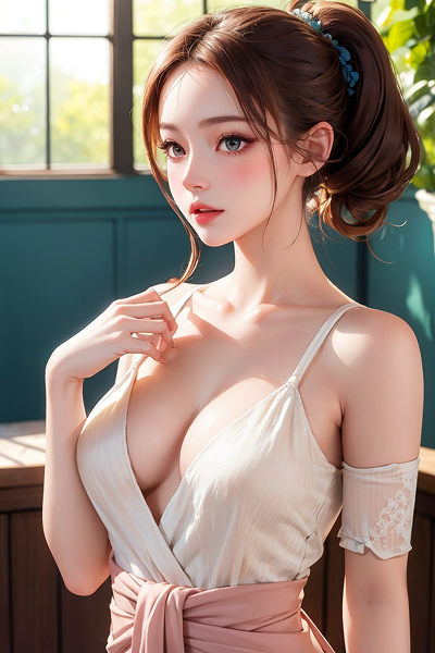 AI로 그린 2.5D 뮤즈걸01