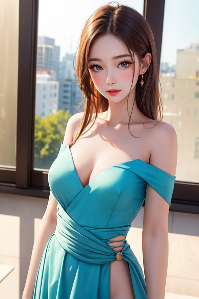 AI로 그린 2.5D 뮤즈걸09