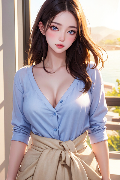 AI로 그린 2.5D 뮤즈걸20