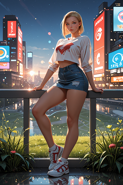 AI로 그린 다양한 캐릭터 컨셉 일러스트09