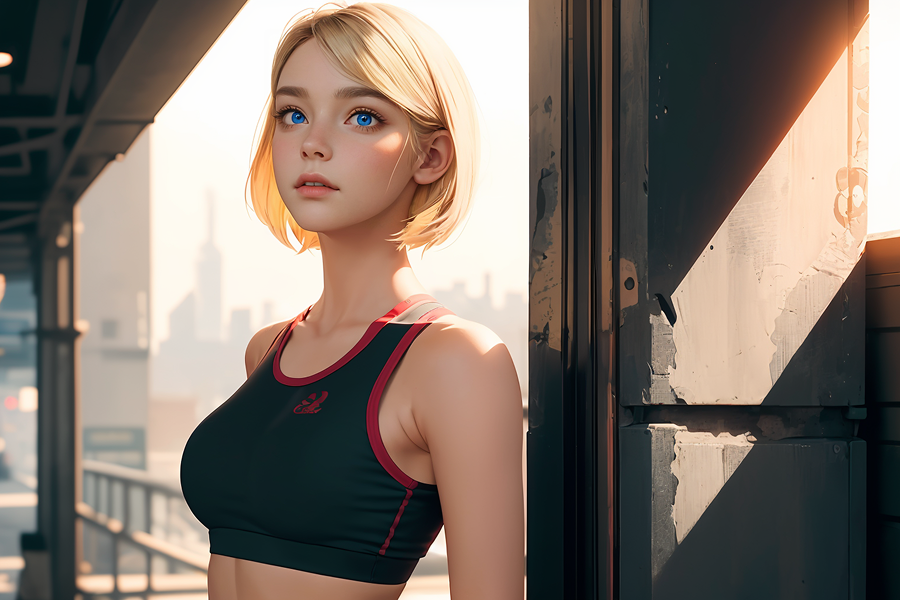 AI로 그린 피팅모델03