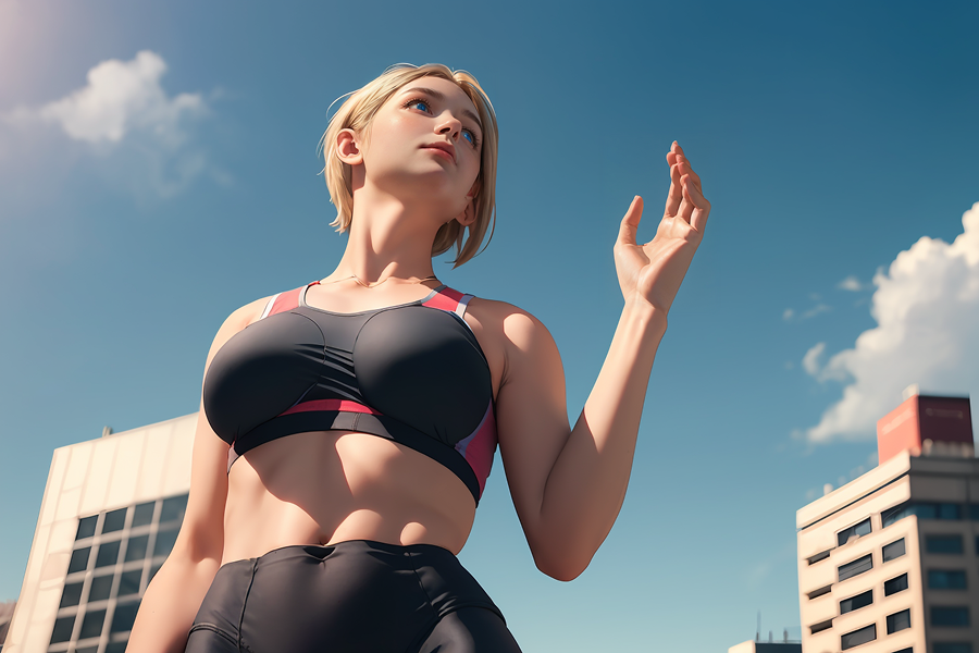 AI로 그린 피팅모델04