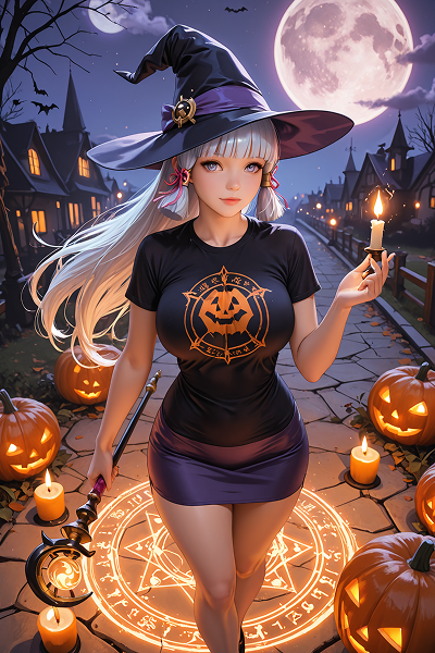 AI로 그린 할로윈 컨셉 일러스트01