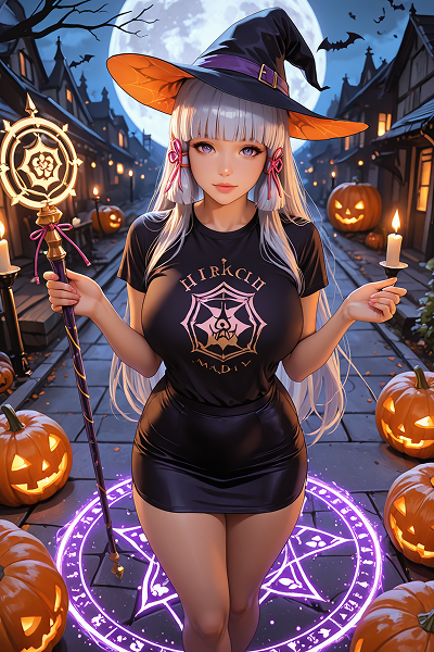 AI로 그린 할로윈 컨셉 일러스트02