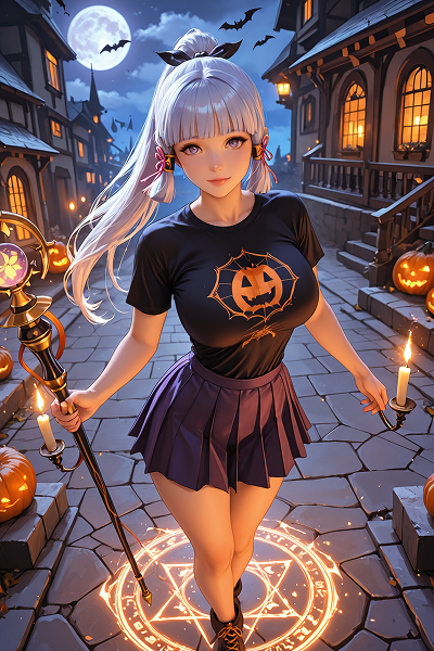 AI로 그린 할로윈 컨셉 일러스트04