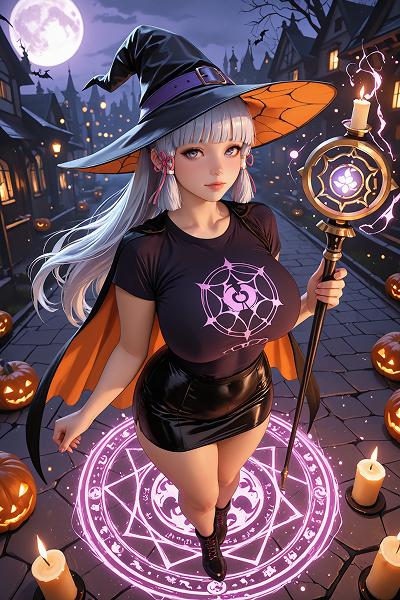 AI로 그린 할로윈 컨셉 일러스트05