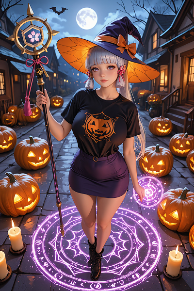 AI로 그린 할로윈 컨셉 일러스트06