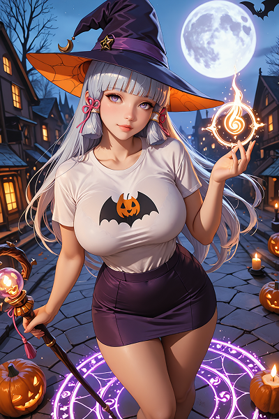 AI로 그린 할로윈 컨셉 일러스트07