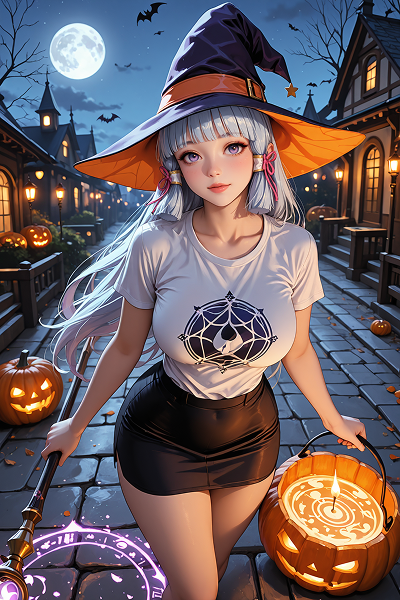 AI로 그린 할로윈 컨셉 일러스트10