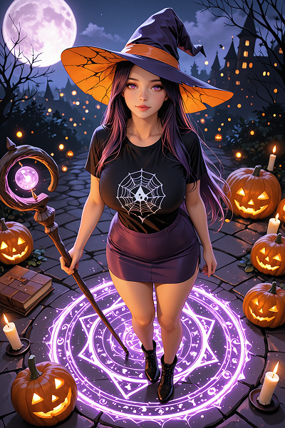 AI로 그린 할로윈 컨셉 일러스트11