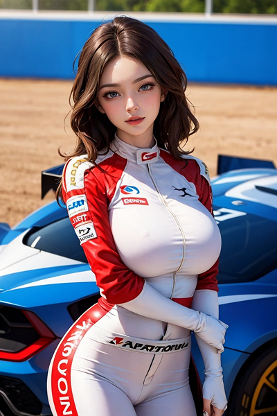 AI로 그린 섹시한 레이싱걸09
