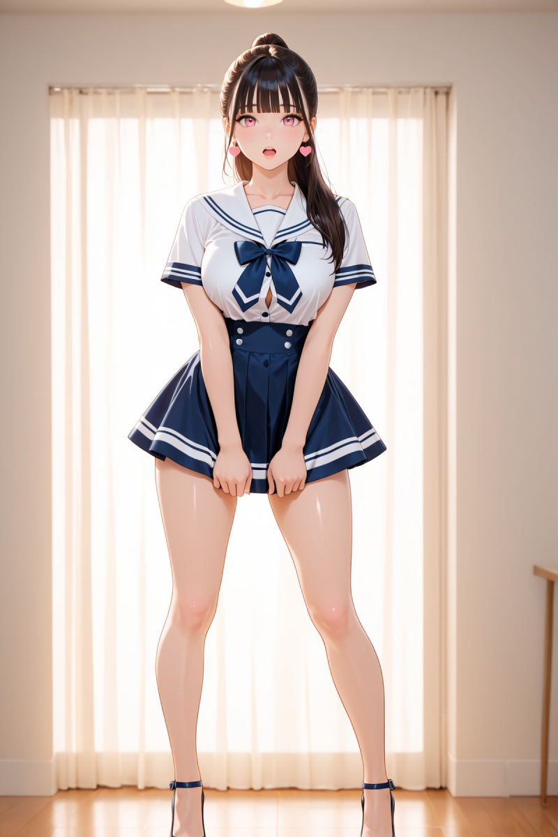 AI로 그린 세일러룩 걸03