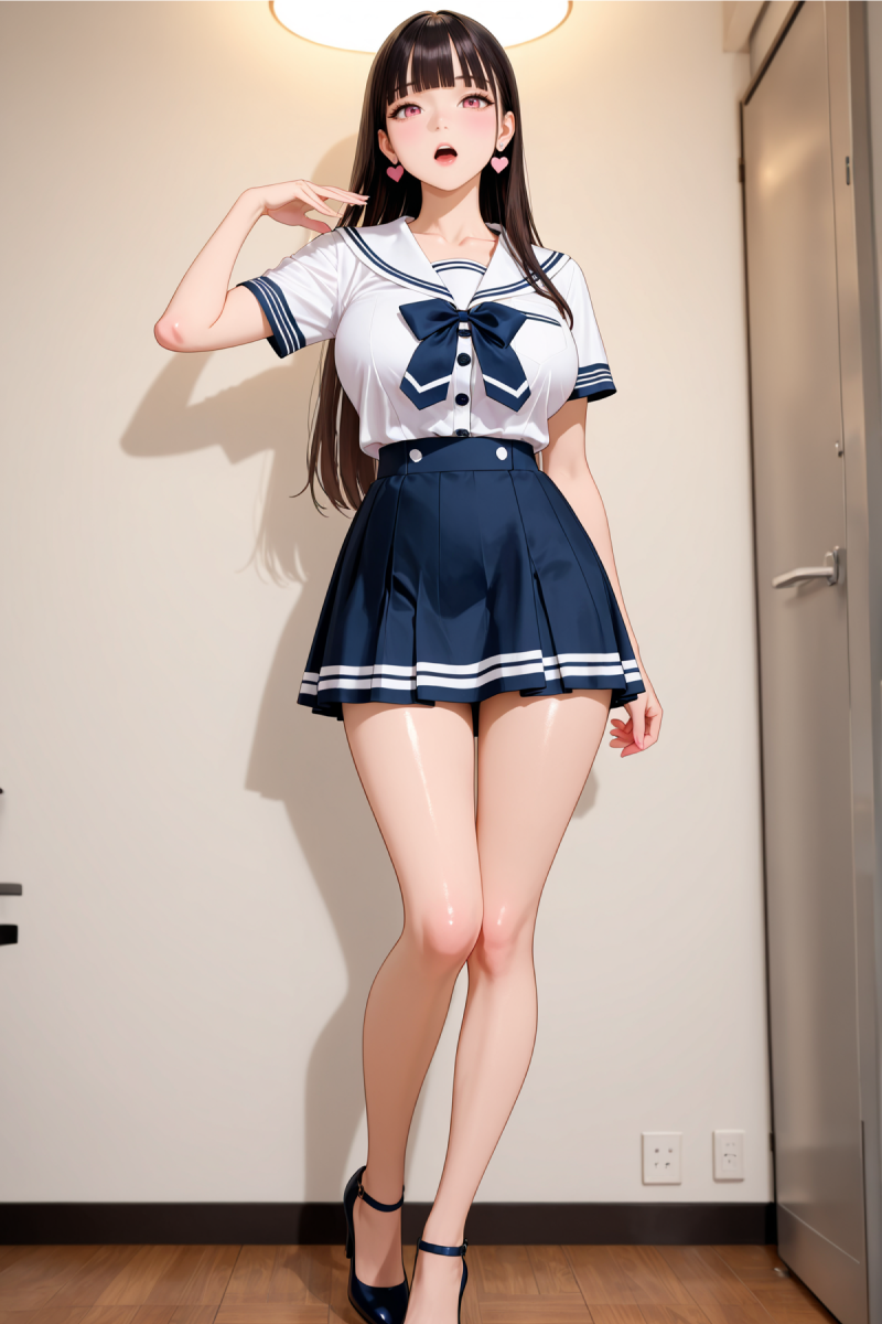 AI로 그린 세일러룩 걸07