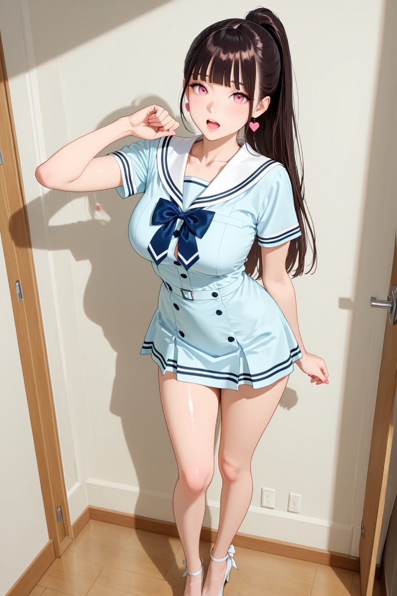 AI로 그린 세일러룩 걸10