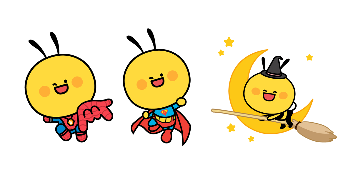 모바일캐시비 2D 캐릭터 디자인