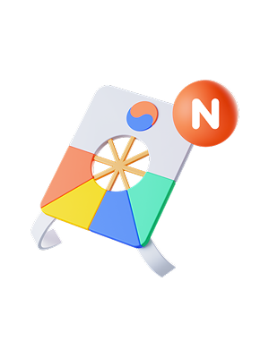 방패연 3D 아이콘