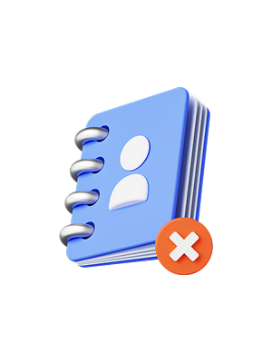 주소록 3D 아이콘