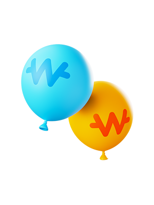 컬러 풍선 3D 아이콘