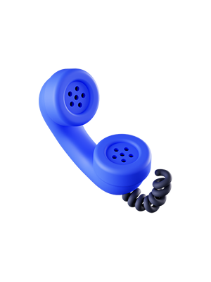 수화기 3D 아이콘