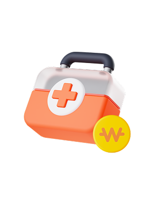 구급상자 3D 아이콘
