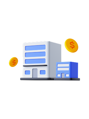 부동산 투자 3D 아이콘