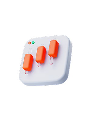 증권현황 3D 아이콘