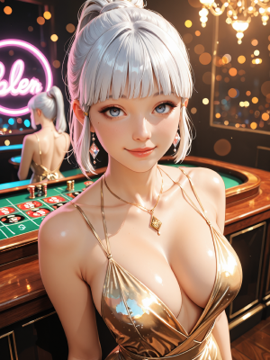 AI로 그린 카지노 로얄 일러스트