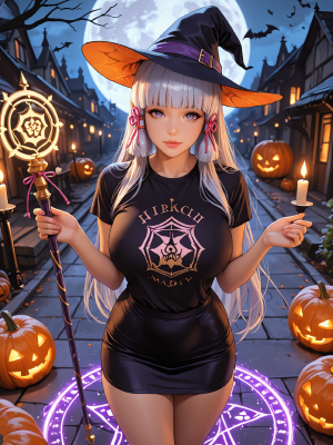 할로윈 컨셉 일러스트