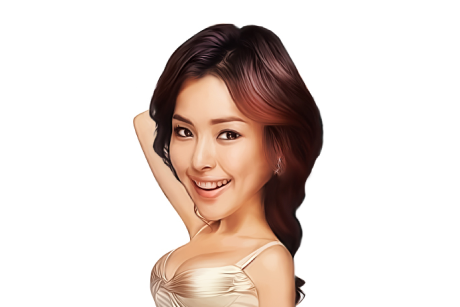 이하뉘 SD카툰 리터칭 인물화 이미지