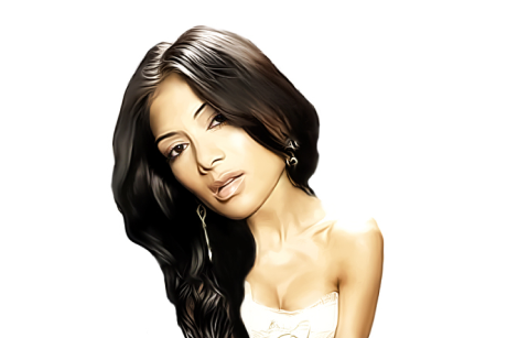 니콜 셰르징거 SD카툰 리터칭 인물화 이미지